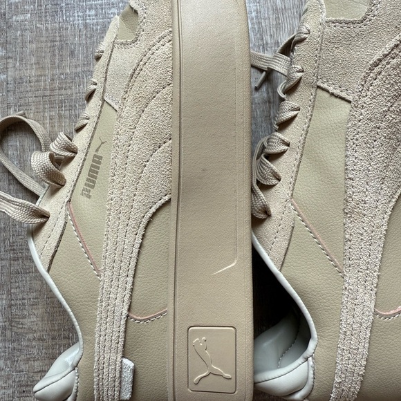 Puma Beige Platform Sneakers - Picture 5 of 8